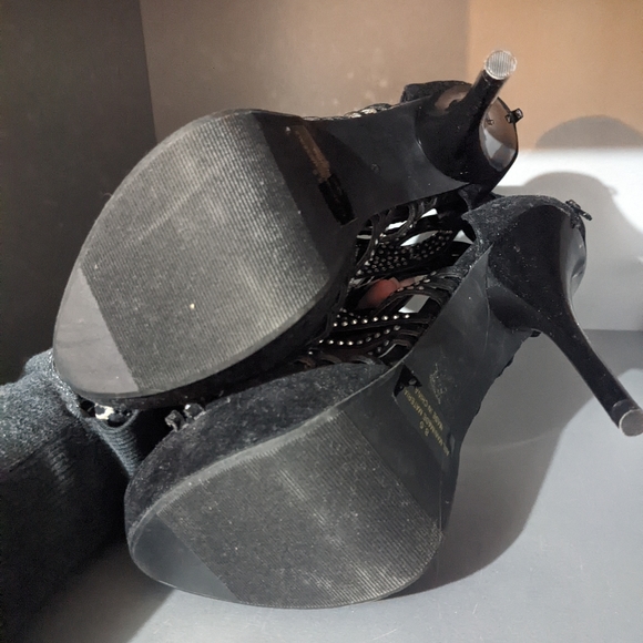 Sequin black pumps - Picture 5 of 5